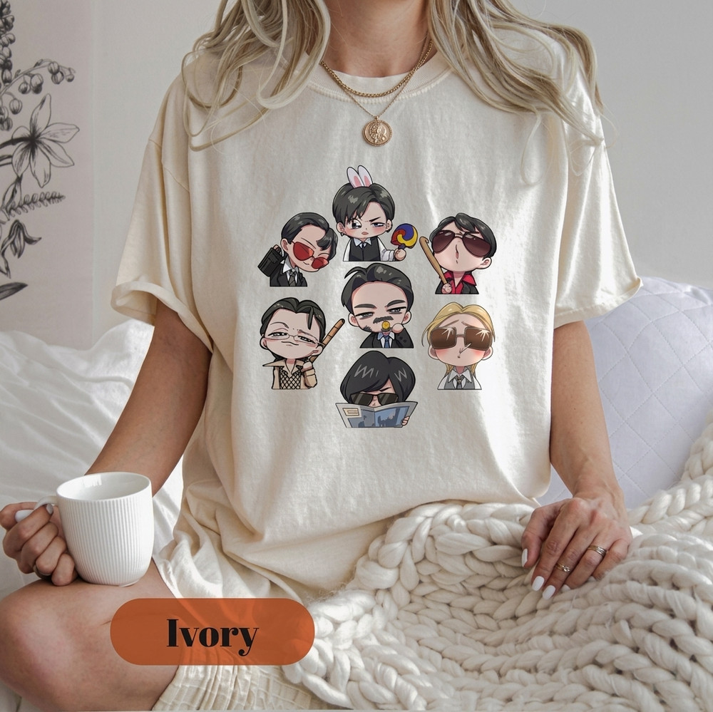 BTS Chibi 2.0 Arirang T-Shirt, BTS Tour 2026 Cute Group Graphic Sweatshirt, Fan