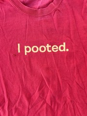 I Pooted Cheese Shirt Large Foster’s Home for Imaginary Friends Cartoon Network
