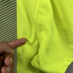Carhartt Reflective Shirt Mens Medium Neon Yellow Pocket T High Visibility Work