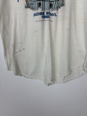 Vintage 80s Journey 1982 Concert Tour T-Shirt Rose Bowl Blue Oyster Cult Raglan