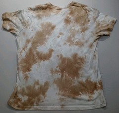 KISS Classic Hard Rock Band Vintage Style Cream Tie Dye T-Shirt Size XL