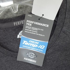 Dickies Men’s Temp-iQ Performance Cooling T-Shirt LT Gray Short Sleeve Tee New