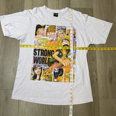Vintage ONE PIECE Shonen Jump Manga M/L Anime Grail Shirt Strong World Movie T