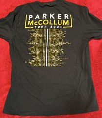 District Parker McCollum Concert Tour 2023 Merch Black Men’s T-Shirt Size M