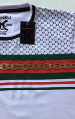 Men’s Bucheli T Shirt,Italian Style,Cotton,Slim Fit,Stretch L…A10.
