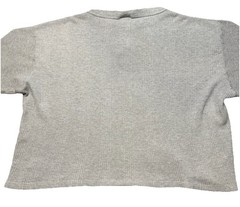 Vintage Carhartt L Gray Waffle Thermal Henley Shirt 28×22″ Made in USA