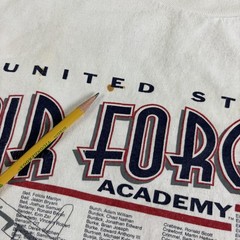 Vintage Air Force Academy Class Of 1998 Shirt Mens XL White Gear For Sports Tee