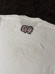 RARE American Ninja Warrior TV Show double sided cropped T shirt Size L