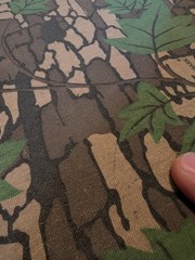 ACE SPORTSWEAR Camo vintage t shirt LARGE Camoflauge Leaf Treebark single stitch