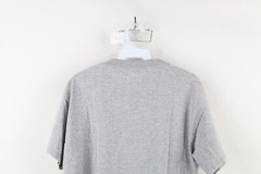 Vintage Asics Mens Size Medium Spell Out Block Letter Short Sleeve T-Shirt Gray