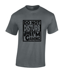 DO NOT DISTURB I’M GAMING MENS T SHIRT COOL PC GAMER CLOTHING GIFT IDEA TOP