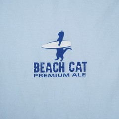 Comfort Colors Beach Cat Premium Ale Back Porch PCB Florida T Shirt Mens XL Blue
