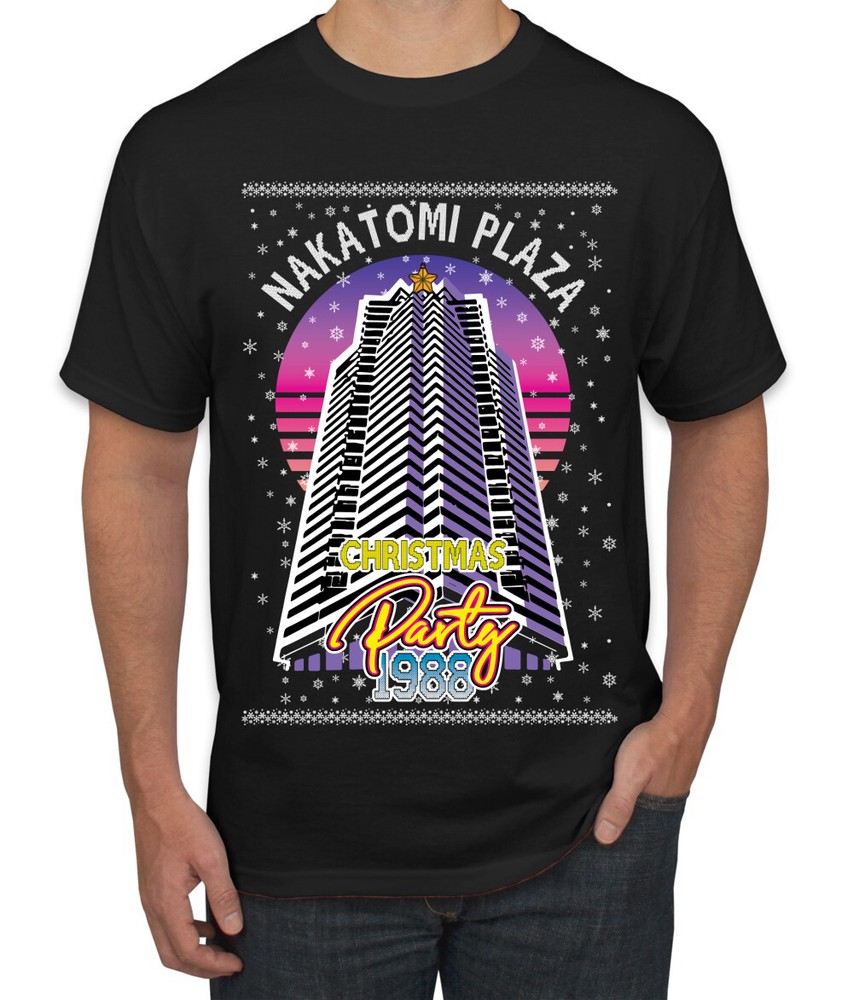 Retro Nakatomi Plaza 1988 Holiday Party Men TShirt
