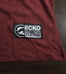 Ecko Unltd. Mens burgundy graphic Short Sleeve t-shirt Size M