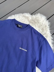 Balenciaga Logo Tshirt Marine Blue | Size XS / XSmall | Normal fit RRP £550