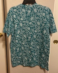 Mens Teal Tshirt Premier Flex 21” P2P 30” Length Large Orig $24