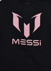 Messi Collection Mens Black Pink Graphic Messi Shirt New S, M, L, 2XL