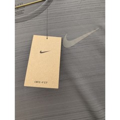 NWT Nike Dri-FIT 1.0 Grey Miler Running T Shirt in Grey size Large