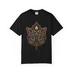 Gothic Paisley Moth Reliquary T-Shirt Graphic