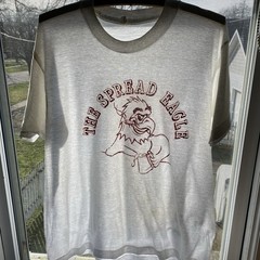 Vtg Spread Eagle Shirt Mens M 80s 90s Gay Bar Pride Paper Thin Single Stitch Tee