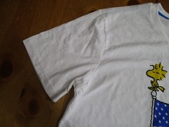 NWT Peanuts Snoopy & Woodstock Patroit Graphic T-Shirt,Unisex Large