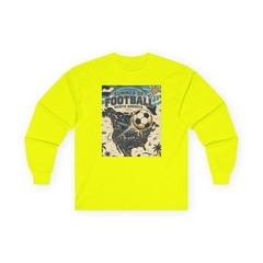 Summer of Football graphic Long Sleeve Tee | Vintage soccer poster