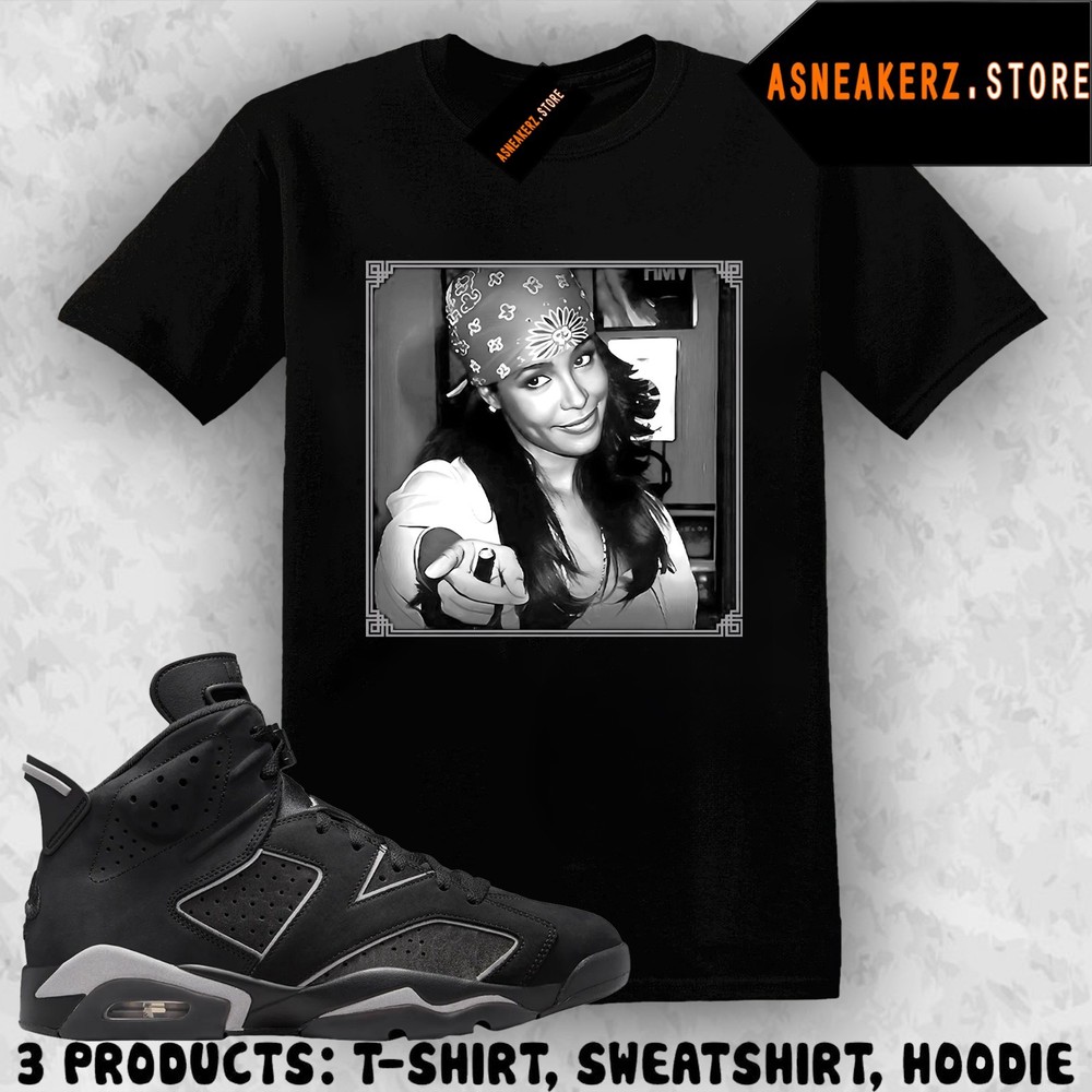 Tee Shirt Matching AJ 6 Cap and Gown 2026 To Match Sneaker IMO Aaliyah T-Shirt
