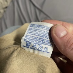 Vintage 90s Hanes Heavyweight Blank Tan Beige T Shirt Size Medium Made In USA
