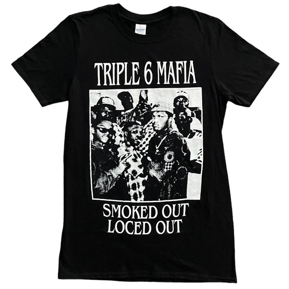 Rare Rare Rap Hip Three 6 Mafia Cotton Men S-5XL 20D1393
