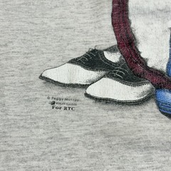 Vintage 90s Tultex Golf Shirt XL Grey Have You Hugged Your Clubs Today Tee