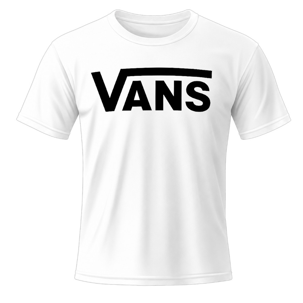 Vans Mens Logo T Shirt White Freeships