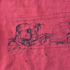VTG Fear and Loathing Las Vegas T-Shirt Large Ralph Steadman RED Anvil
