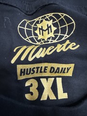 Muerte Hustle Daily Short Sleeve Graphic TeeShirt 3XL Black Family Is Everything