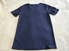 ALLSAINTS Spitalfields Jacks Place Blue S/S Tonic Scoop Neck Shirt Sz XS