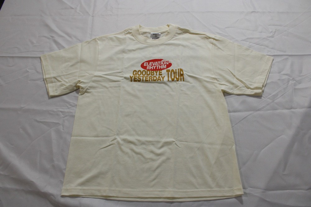 Elevation Church Unisex Adult’s Goodbye Yesterday Tour T-Shirt EH6 Beige Large