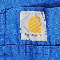 Carhartt Shirt Mens XL Blue Classic Fit Ripstop Scrub Top V Neck Pockets Stretch