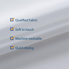 72×78 Polyester Shower Curtain Liner Waterproof Fabric with Magnets