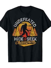 Premium Soft Cotton Sasquatch Peekaboo Shirt | 100% Cotton Comfortable Men’s Tee