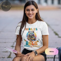Racoon Bruh We Back To School Comfort Tee