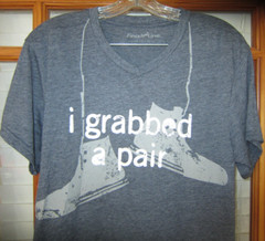Running T-shirt I Grabbed A Pair Sneakers Finish Line Men’s Large