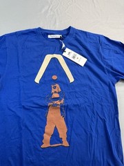 Headgear Classics Men’s AALIYAH T-Shirt Blue Size Medium Graphic Print Tee NEW