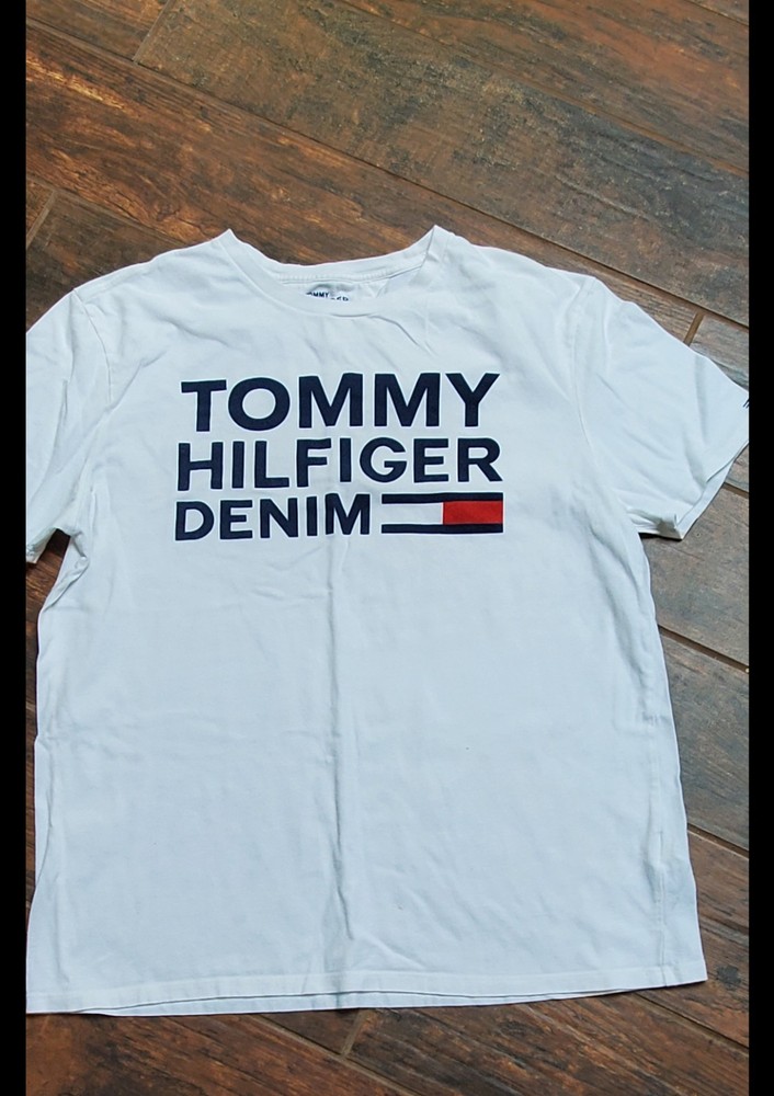 Tommy Hilfiger Men’s Short Sleeve T-Shirt Large, White