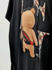 Rare NWT David & Gerenzo T-shirt 3D Puffed Teddy Bear Applique, XL, 100% Cotton