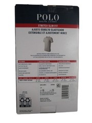 3 PACK POLO RALPH LAUREN STRETCH SLIM FIT COTTON GRAY BEIGE CREW NECK T SHIRTS