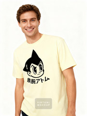 UNISEX MEN WOMENS TEE TSHIRT ASTRO BOY CLASSIC RETRO CARTOON FACE 80’S FAVORITE