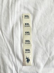 NWT U.S. Polo Assn. Men’s Solid V-Neck Short Sleeve Cotton T-Shirt in White, XXL