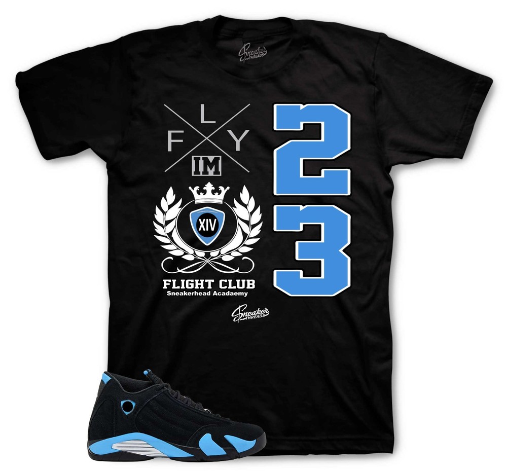 Shirt To Match Jordan 14 University Blue Shoes – Crest Sneaker Tee