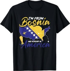 Bosnia and Herzegovina Soccer Team Funny I’m from Bosnia T-Shirt