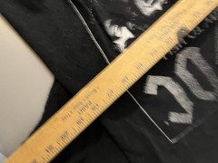 ACDC Back In Black Men’s Graphic Band T-Shirt Black Short Sleeve Size Large