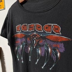 Vintage Kansas Parking Lot Boot Leg Pakistan Band Tee Cropped Fit